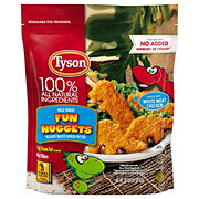 Tyson Fully Cooked Frozen Whole Grain Breaded Fun Nuggets