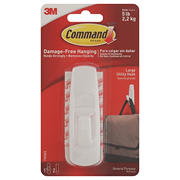 Command Large Utility Hook - White