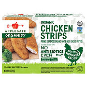 Applegate Organics Fully Cooked Frozen Chicken Strips