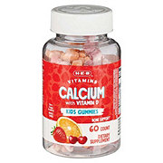 H-E-B Vitamins Kids Calcium with Vitamin D Gummies - 110 mg