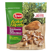 Tyson Grilled & Ready Fully Cooked Frozen Oven Roasted Diced Chicken Breast