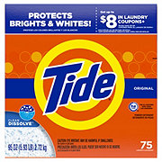 Tide HE Turbo Powder Laundry Detergent, 75 Loads - Original