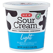 H-E-B Light Sour Cream