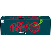 Dr Pepper Cherry Soda 12 oz Cans