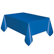 Unique Blue Plastic Table Cover