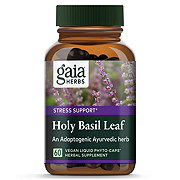 Gaia Herbs Single Herbs Holy Basil Leaf Vegetarian Liquid Phyto-Caps