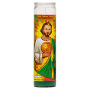 Reed Candle Saint Jude Thaddeus Religious Candle - Green Wax