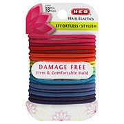 H-E-B Damage Free Hair Elastics Bright Assorted Colors