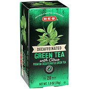 H-E-B Decaf Green Tea with Citrus Tea Bags