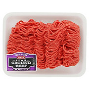 H-E-B 100% Pure Lean Ground Beef, 93% Lean - Value Pack