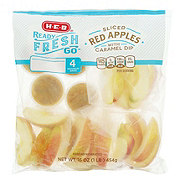 H-E-B Ready, Fresh, Go! Sliced Red Apples with Caramel Dip