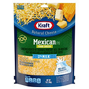 Kraft Reduced Fat 4 Cheese Mexican Style Shredded Cheese Blend