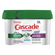 Cascade Platinum Fresh Scent Dishwasher Detergent ActionPacs +Oxi