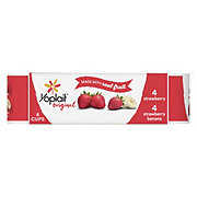 Yoplait Original Low-Fat Strawberry & Strawberry Banana Yogurt