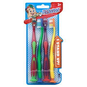 H-E-Buddy Extra Soft Kid’s Toothbrush, 4-pk