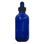 Wyndmere Naturals Glass Bottle Cobalt Blue