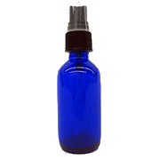 Wyndmere Naturals Glass Bottle Cobalt Blue