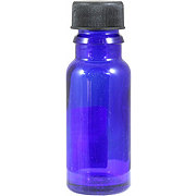 Wyndmere Naturals Glass Bottle W/cap Cobalt Blue