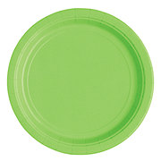 unique Party Paper Plates - Lime Green, 20 Ct