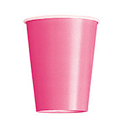 unique Party Paper Cups - Hot Pink, 14 Ct