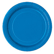 unique Party Paper Dinner Plates - Royal Blue, 16 Ct