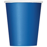 unique Party Paper Cups - Royal Blue, 14 Ct