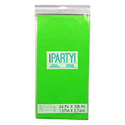 unique Party Plastic Rectanglular Table Cover - Lime Green