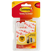 Command Refill Mounting Strips, Assorted Sizes