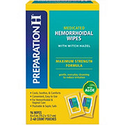 Preparation H Medicated Hemorrhoidal Wipes with Witch Hazel