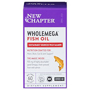 New Chapter Wholemega Fish Oil Softgels - 1000 mg