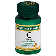 Nature's Bounty Vitamin C 500 mg Tablets