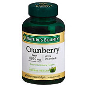 Nature's Bounty Cranberry with Vitamin C 4200 mg Softgels