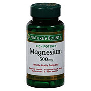 Nature's Bounty Magnesium Coated Tablets - 500 mg