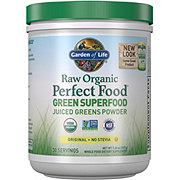 Garden of Life Raw Organic Perfect Food Green Superfood Original No Stevia Juiced Greens Powder