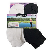 No Nonsense Everyday Comfort Women's No Show Socks, 4-10 Size White - Shop  Socks & Hose at H-E-B