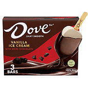 Dove Vanilla with Dark Chocolate Ice Cream Bars