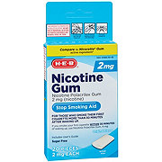 H-E-B Nicotine Gum - 2 mg