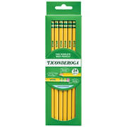 Ticonderoga Pre-Sharpened No.2 Classic Wood Pencils, 18 pk