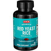 H-E-B Herbals Red Yeast Rice 1,200 mg Capsules