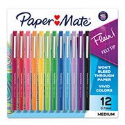 Paper Mate Flair Medium Felt Tip Pens - Black Ink - Shop Pens at H-E-B
