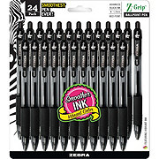 Zebra Z-Grip 1.0mm Retractable Ballpoint Pens - Black Ink