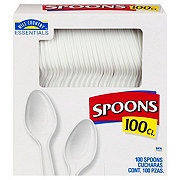 Hill Country Essentials Plastic Spoons - White