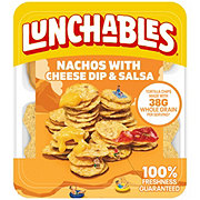Lunchables Snack Kit Tray - Nachos with Cheese Dip & Salsa