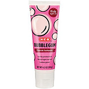 H-E-B Kids Cavity Protection Fluoride Toothpaste - Bubblegum