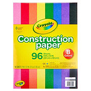 Crayola Construction Paper - 8 Colors, 96 Ct