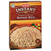 H-E-B Instant Whole Grain Brown Rice