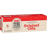 H-E-B Original Cola 12 pk Cans - Pure Cane Sugar