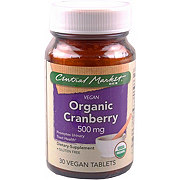 Central Market Organic Cranberry 500 Mg Vegetarian Tablets