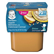 Gerber 2nd Foods - Apple Banana with Oatmeal Cereal
