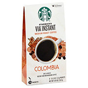 Starbucks VIA Ready Brew Colombia Medium Roast Instant Coffee Packets